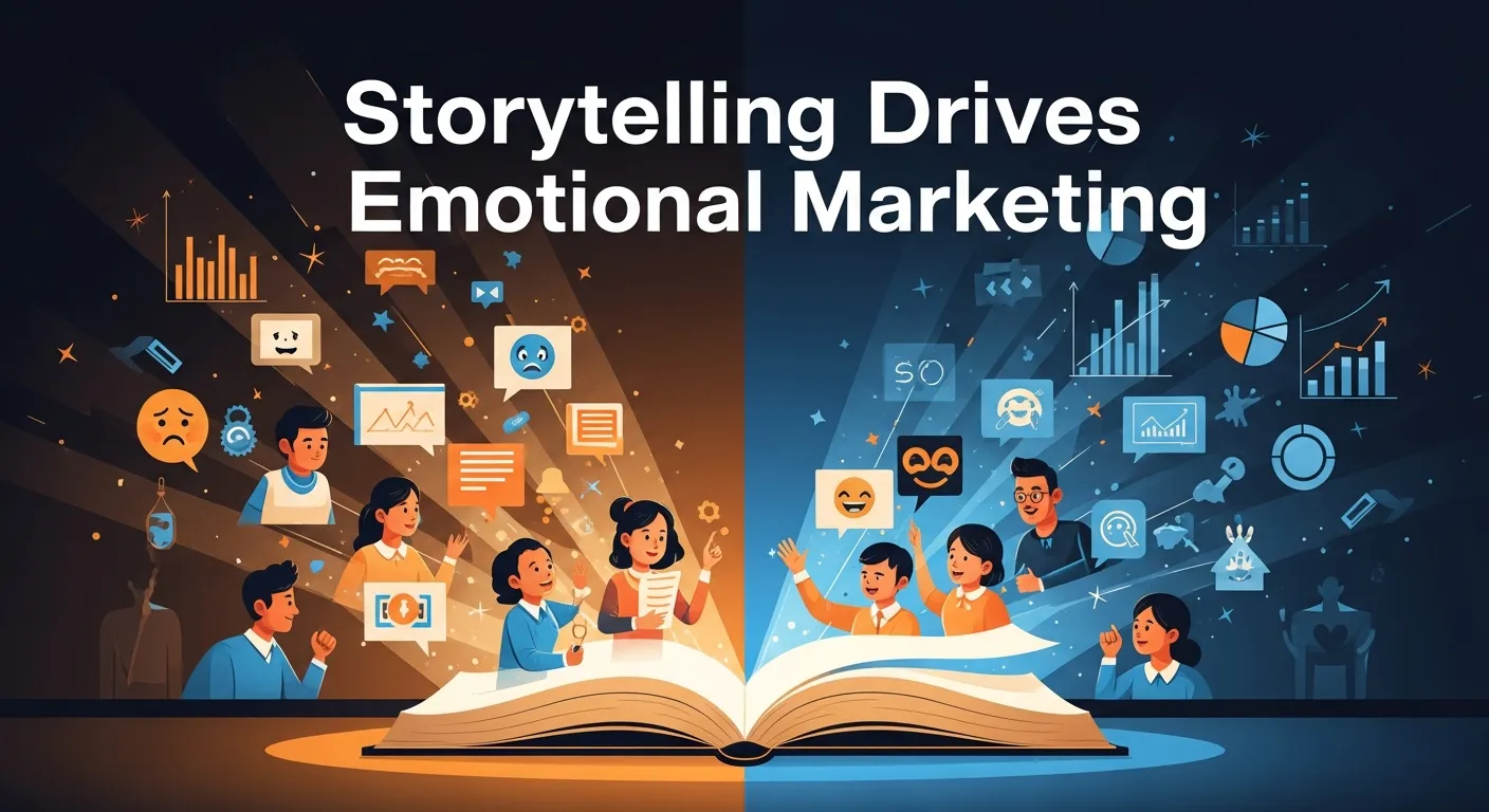 Storytelling drives emotional marketing