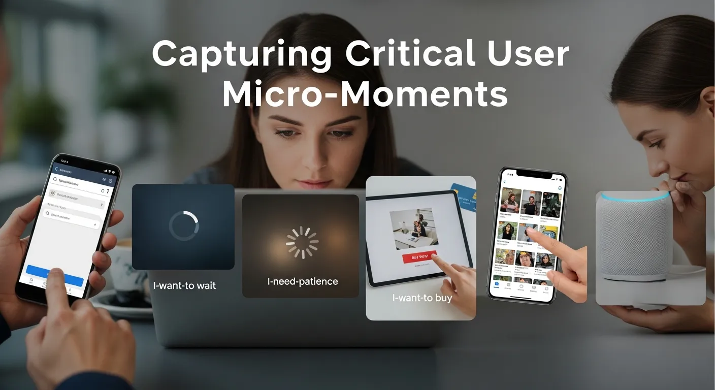 Capturing critical user micro-moments