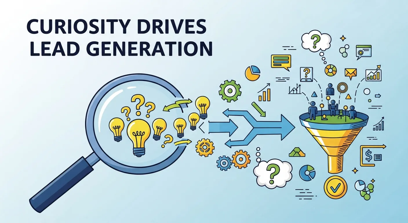 Curiosity drives lead generation