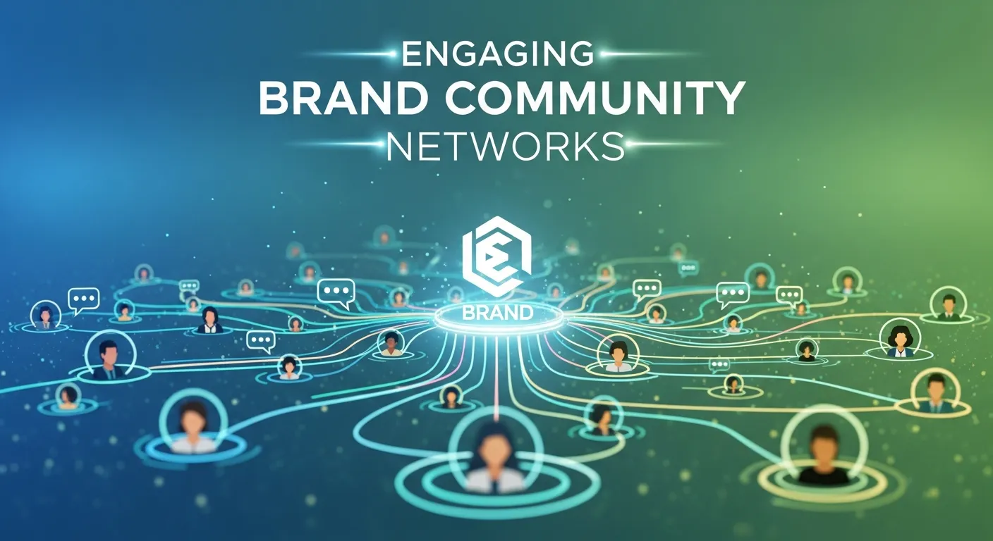 Engaging brand community networks