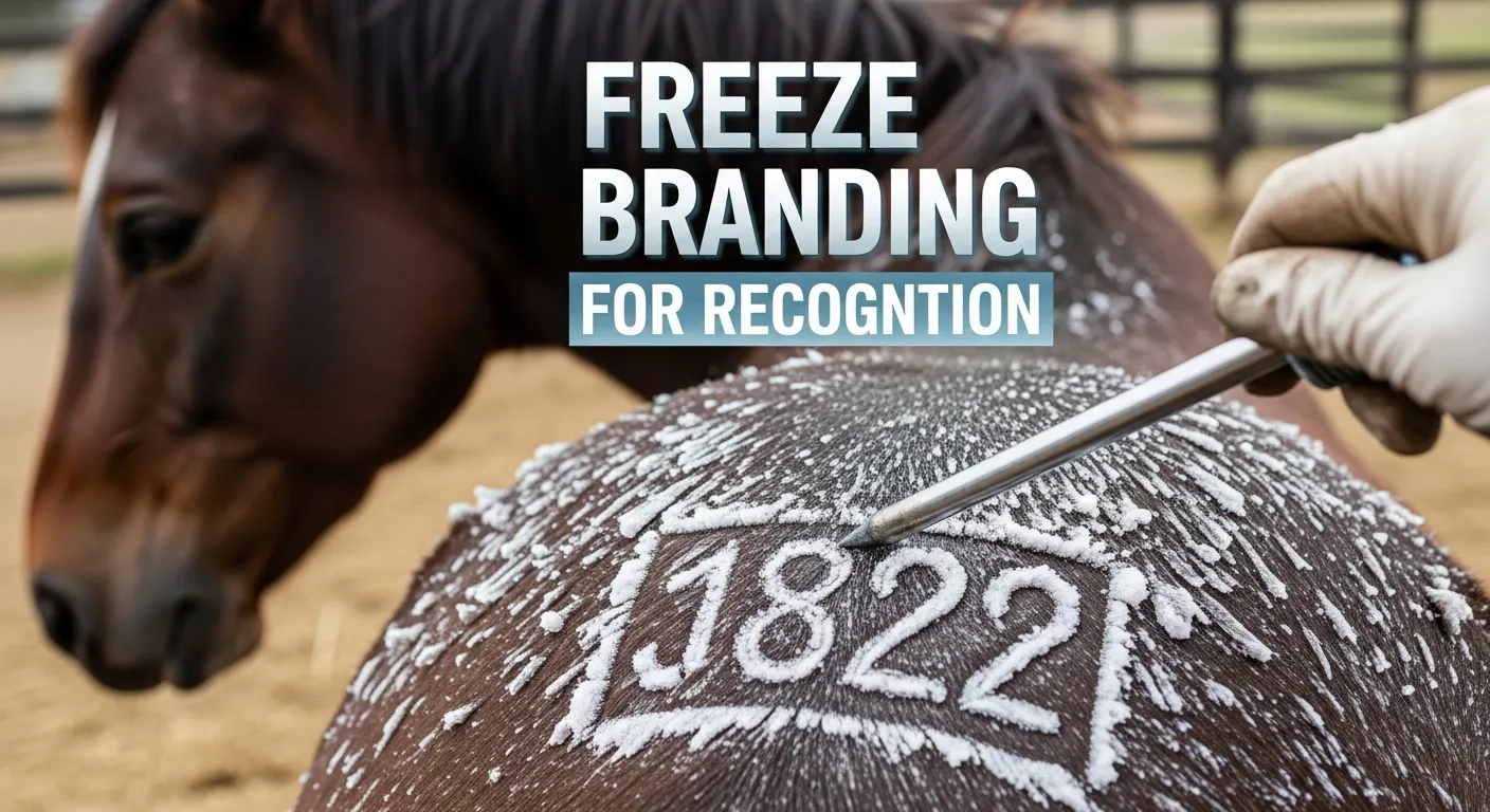 Freeze branding for recognition