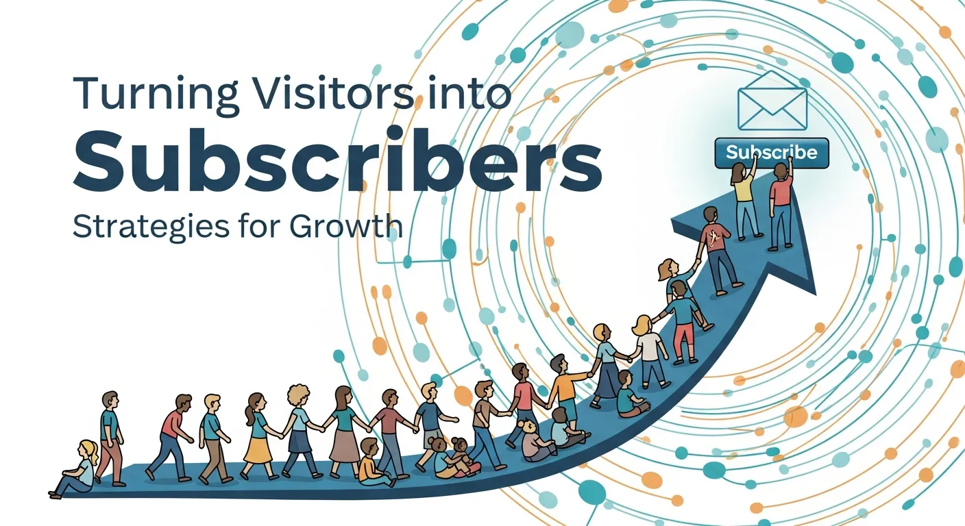 Turning visitors into subscribers