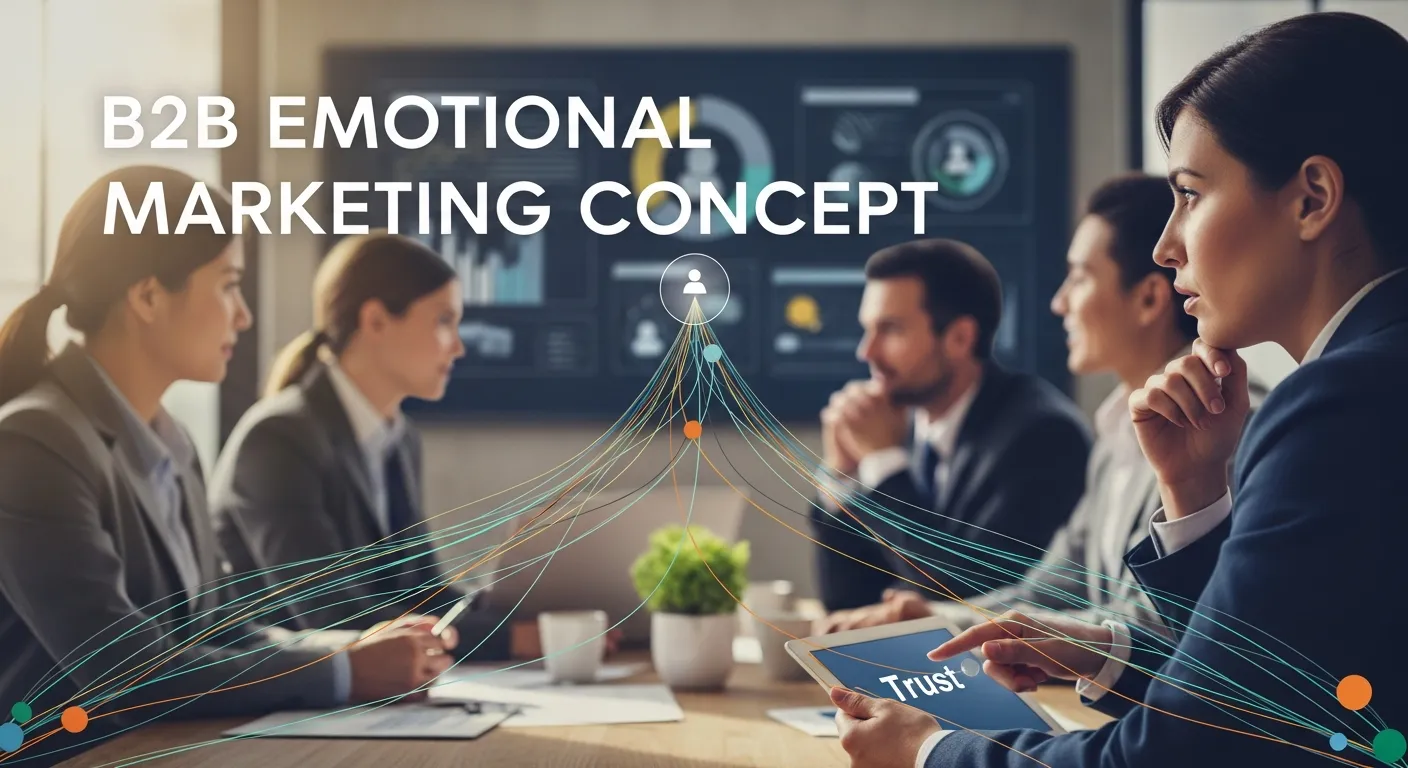 B2B emotional marketing concept