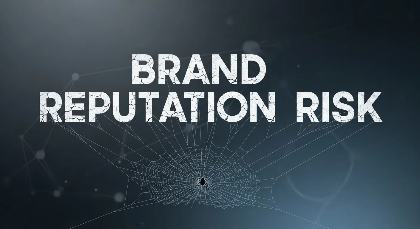 Brand reputation risk concept