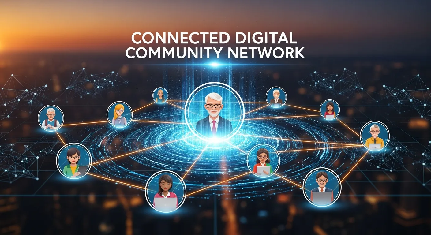 Connected digital community network