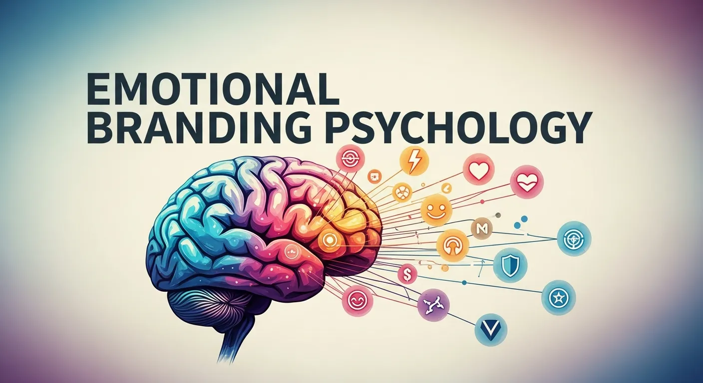 Emotional branding psychology concept