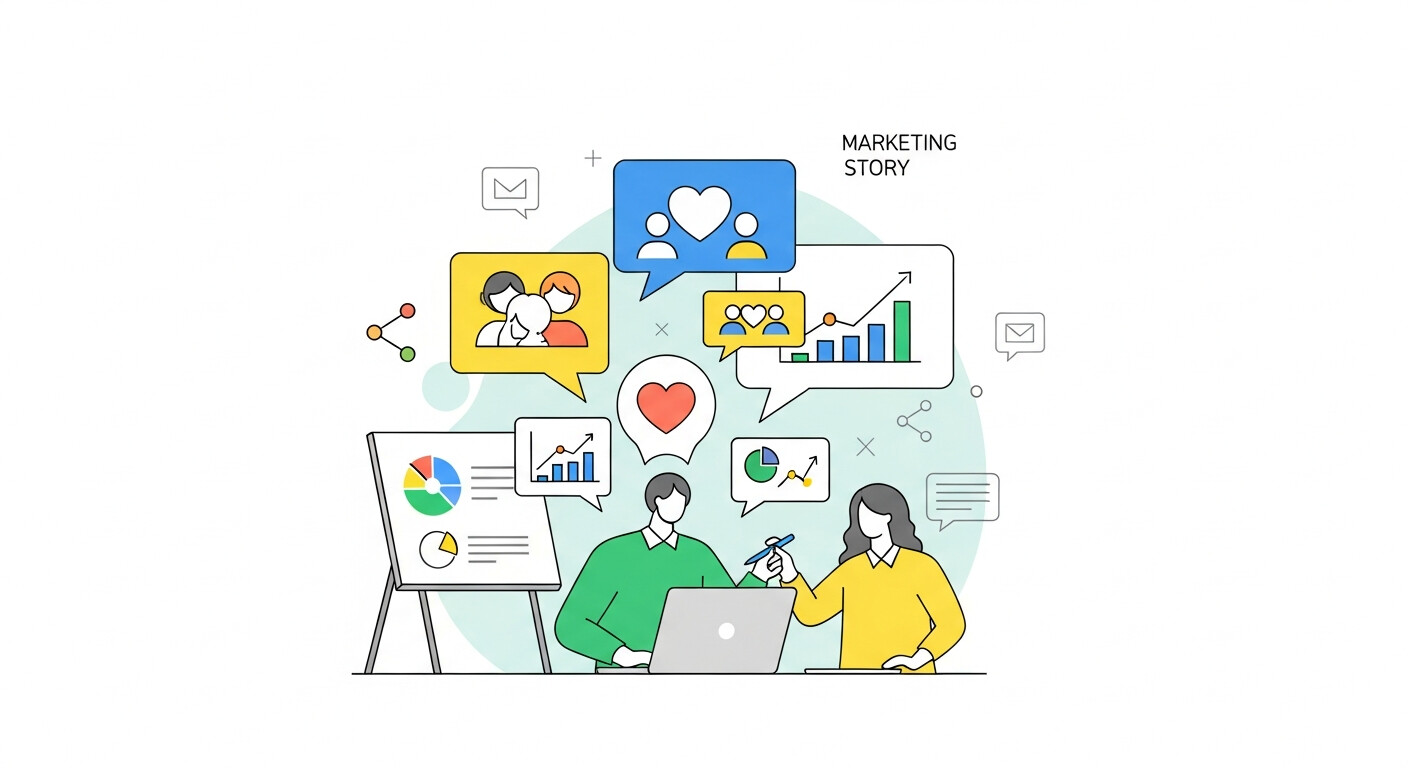 Using storytelling to connect with customers through emotional marketing.