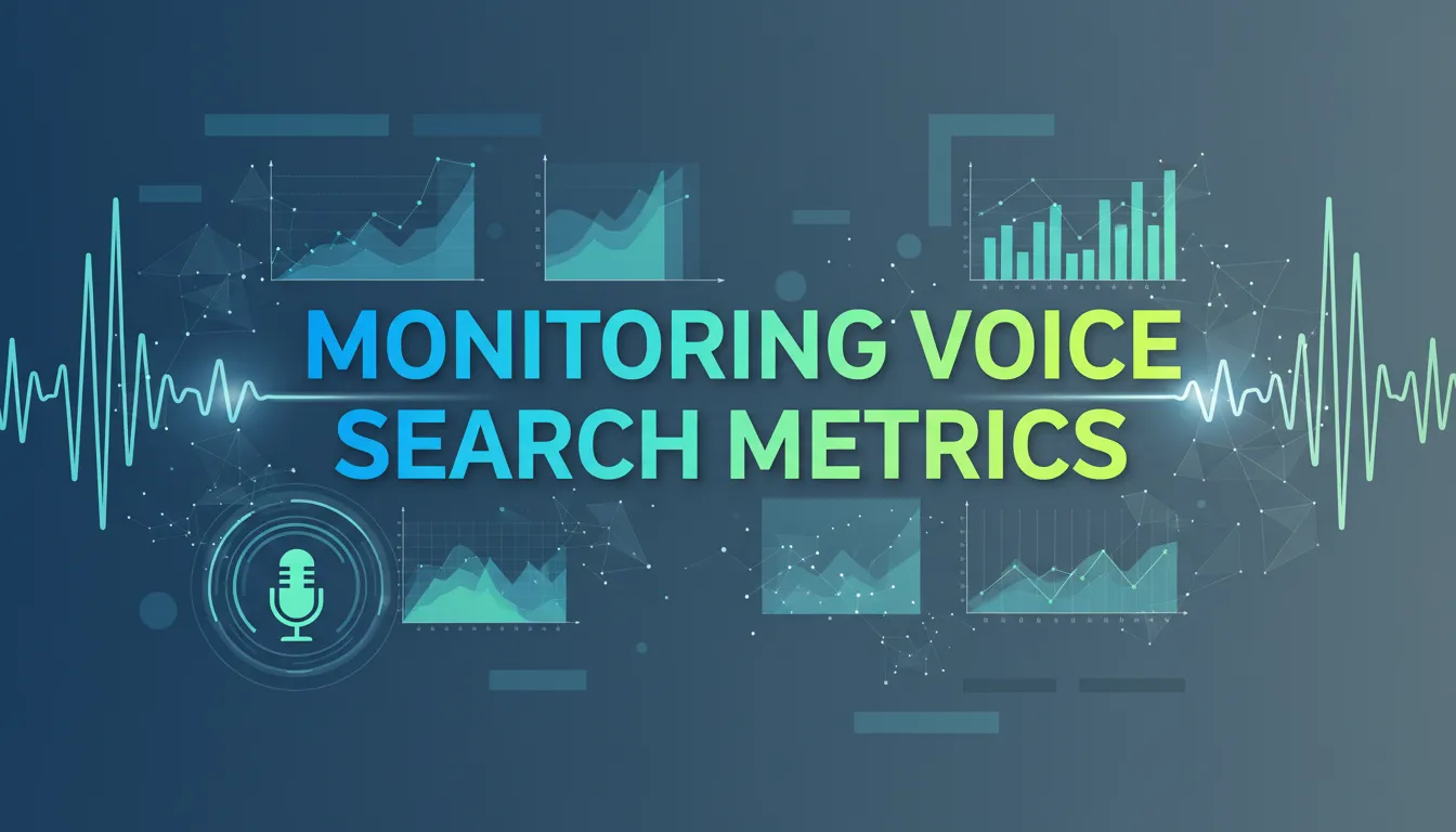 Monitoring voice search metrics