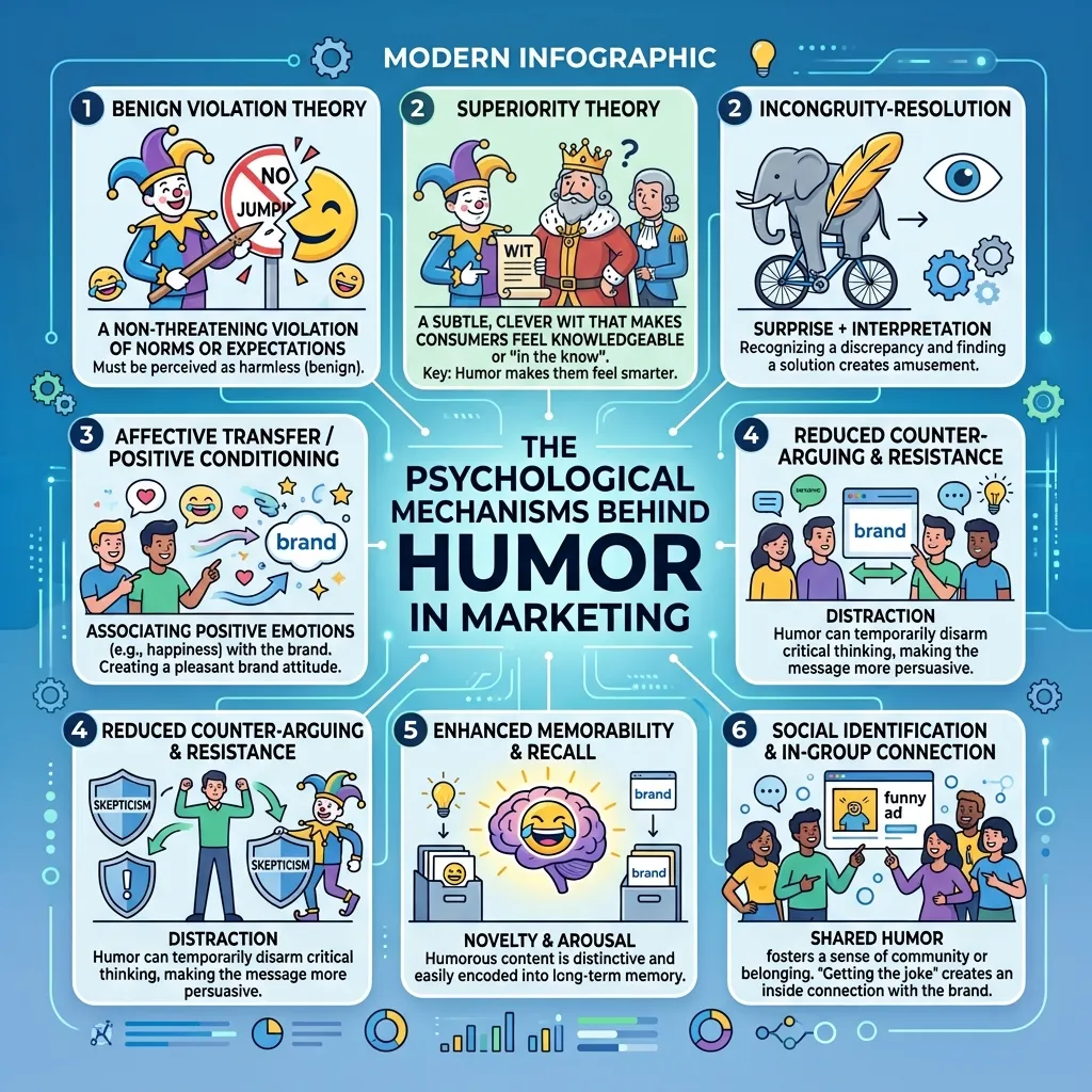 Psychological Mechanisms Behind Humor in Marketing