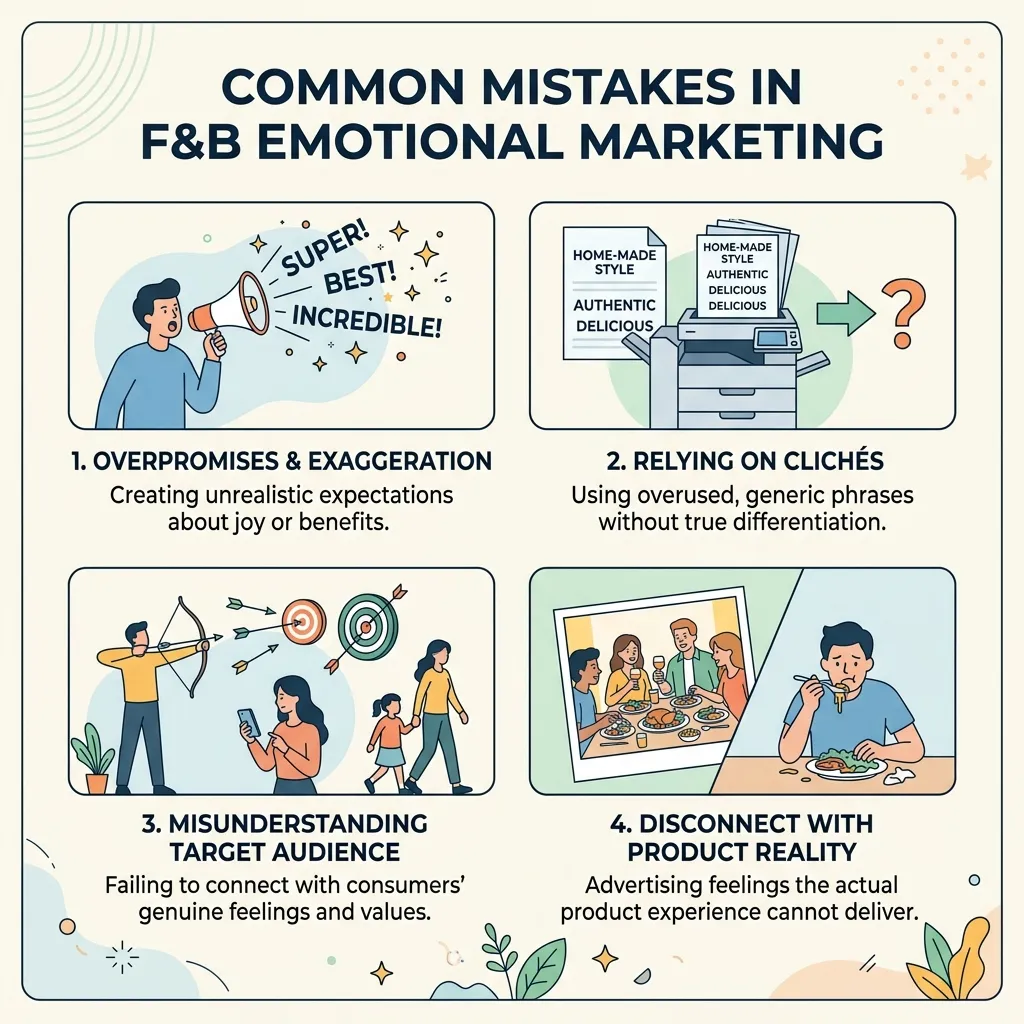Common Mistakes in Food & Beverage Emotional Marketing
