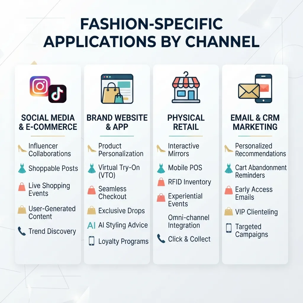 Fashion-Specific Applications by Channel