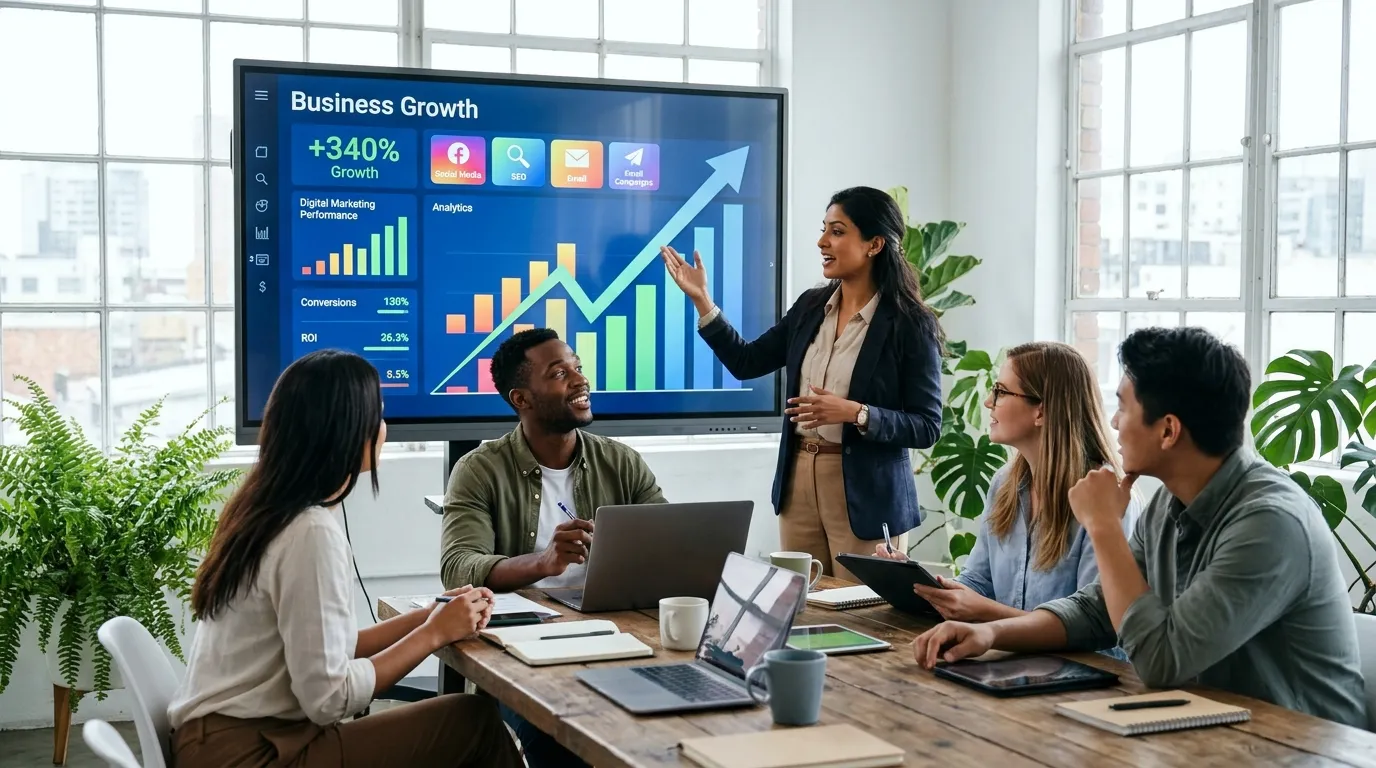 Business Growth Through Digital Marketing