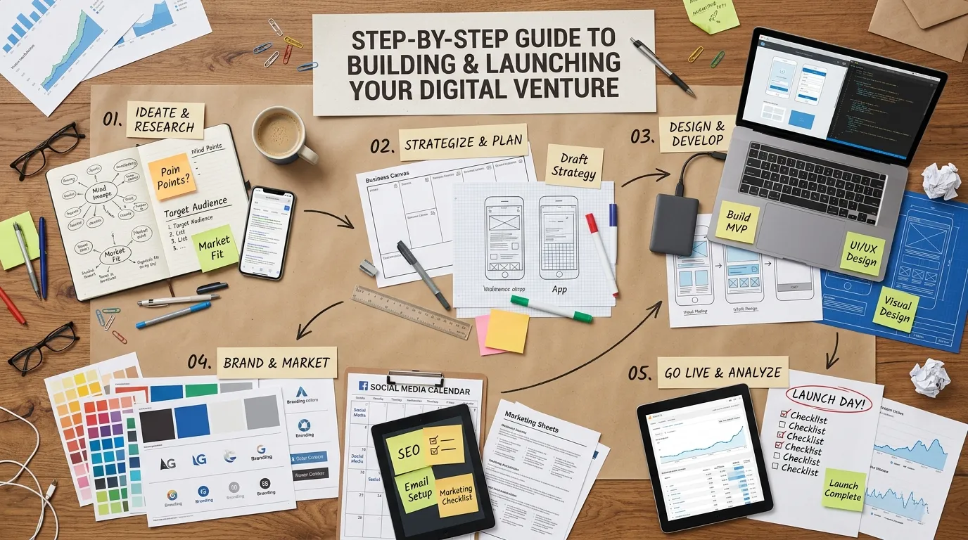 Step-by-Step Guide to Building and Launching Your Digital Venture
